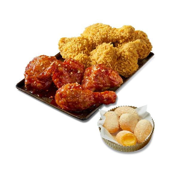 Half Golden Olive & Half BBQ Seasoned Chicken + Golden Cheese Balls product image