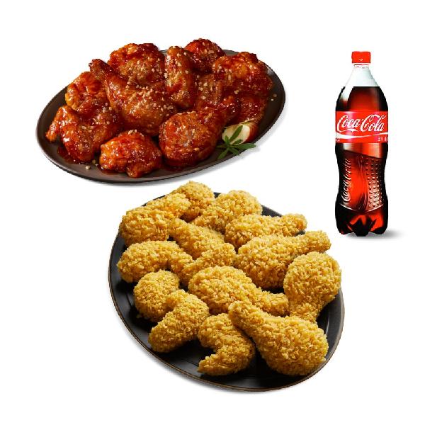 Golden Olive Chicken (Combo) + BBQ Seasoned Chicken + Coke 1.25L product image
