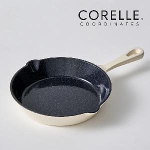 Coordinates Cast Iron Scarlet Ivory 21cm Frying Pan product image