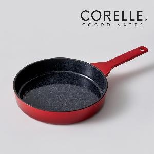 Coordinates Cast Iron Ashley Red 22cm Round Frying Pan product image