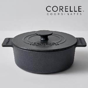 Coordinates Cast Iron Ashley Matte Black 22cm Stew Pot product image