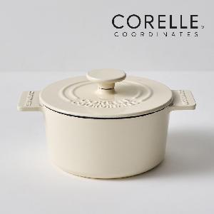 Coordinates Cast Iron Ashley Ivory 16cm Casserole Pot product image