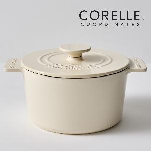 Coordinates Cast Iron Ashley Ivory 20cm Casserole Pot product image