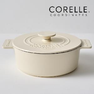 Coordinates Cast Iron Ashley Ivory 22cm Stew Pot product image