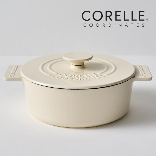 Coordinates Cast Iron Ashley Ivory 22cm Stew Pot product image
