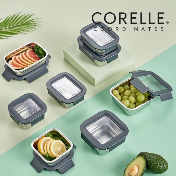 Coordinates Stainless Steel Mixed Container Set of 8 product image