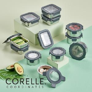 Coordinates Stainless Steel Mixed Container Set of 12 product image