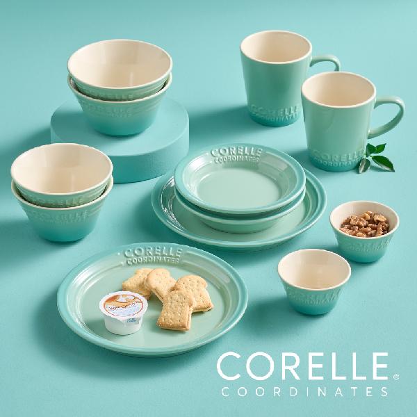 Coordinates Breezestone Tableware Set of 12_Green product image