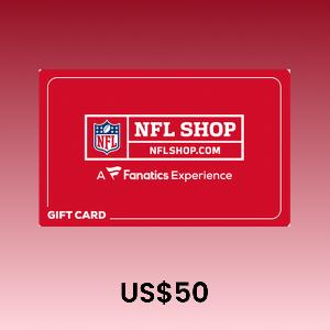 Fanatics NFLShop.com US$50 Gift Card product image