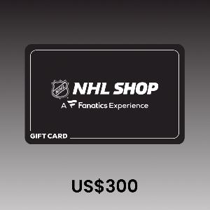 Fanatics NHLShop.com US$300 Gift Card product image