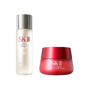 SK-II Essence & Cream Duo – Facial Essence (2.5 oz) & SKINPOWER Airy Cream (1.7 oz) product image