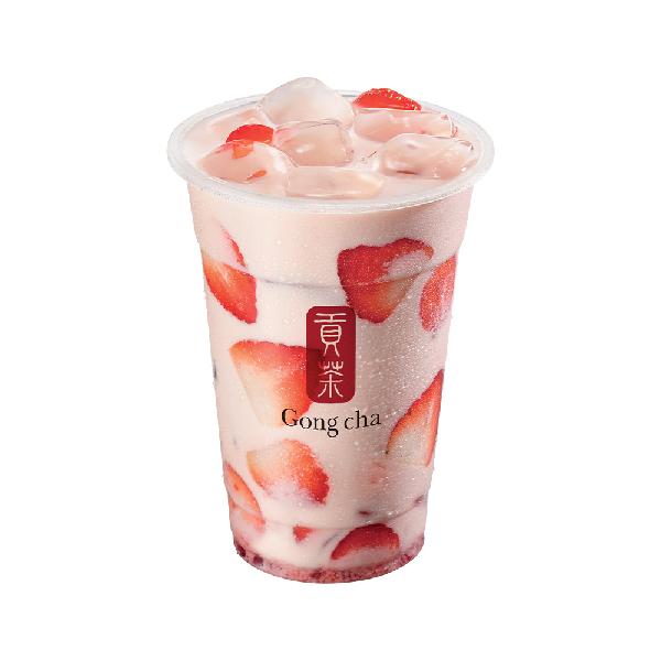 Strawberry-loaded Milk Tea product image