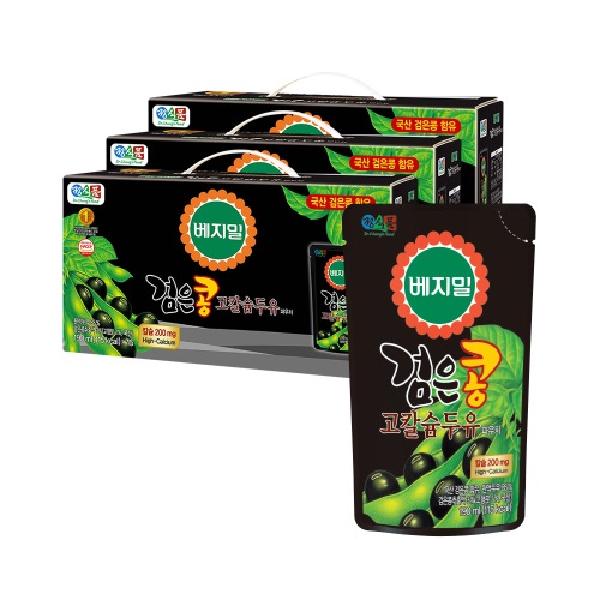 [Special Offer] Vegemil Black Bean High Calcium (Pouch) 190ml x 45 pouches (15 pouches x 3 bags) product image