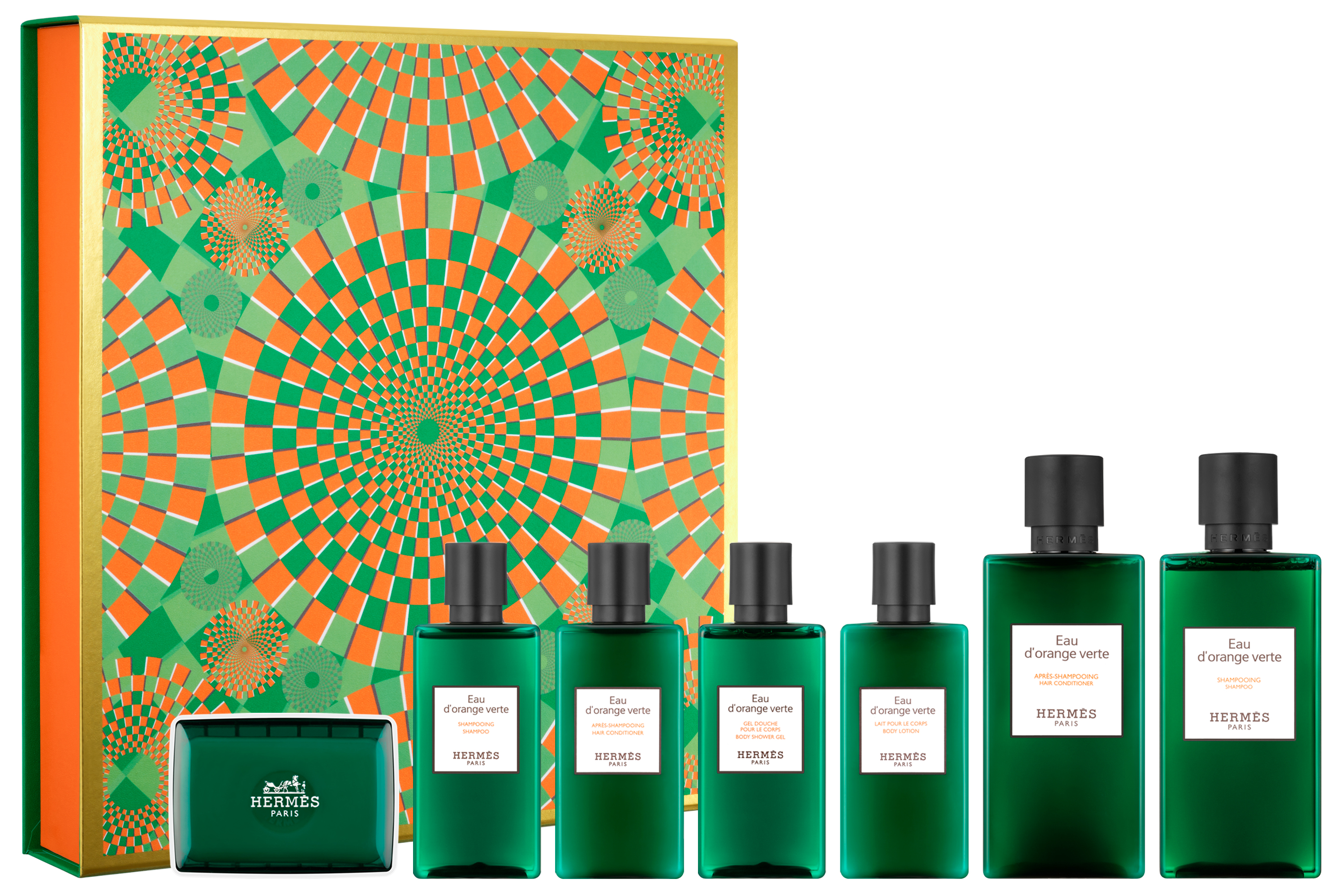 EAU 'D'ORANGE VERTE HAIR & BODY TRAVEL KIT(with shopping bag