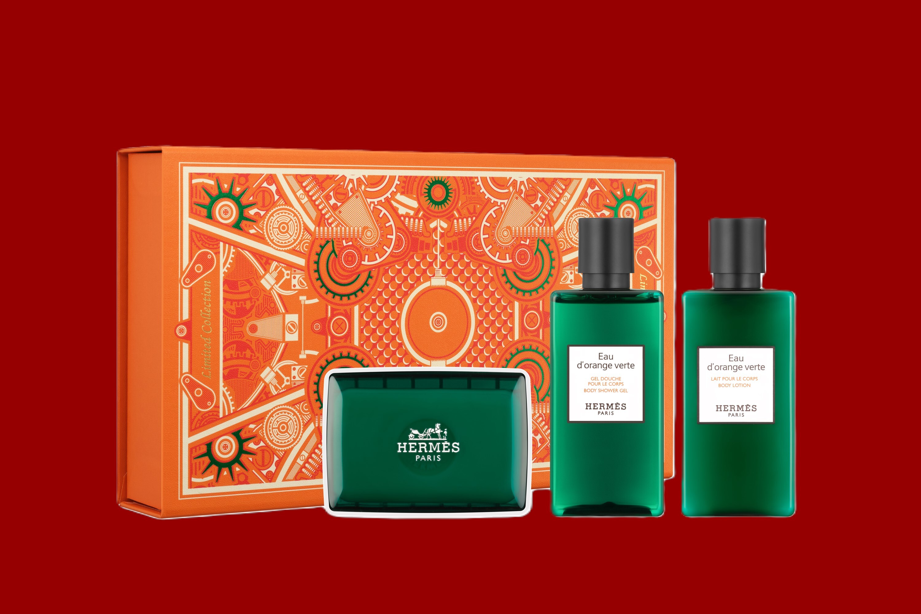 HERMES エルメス オー ドランジュ ヴェルト セット エルメス オードランジュ ヴェルト ソープ 3個入りセット EOV3