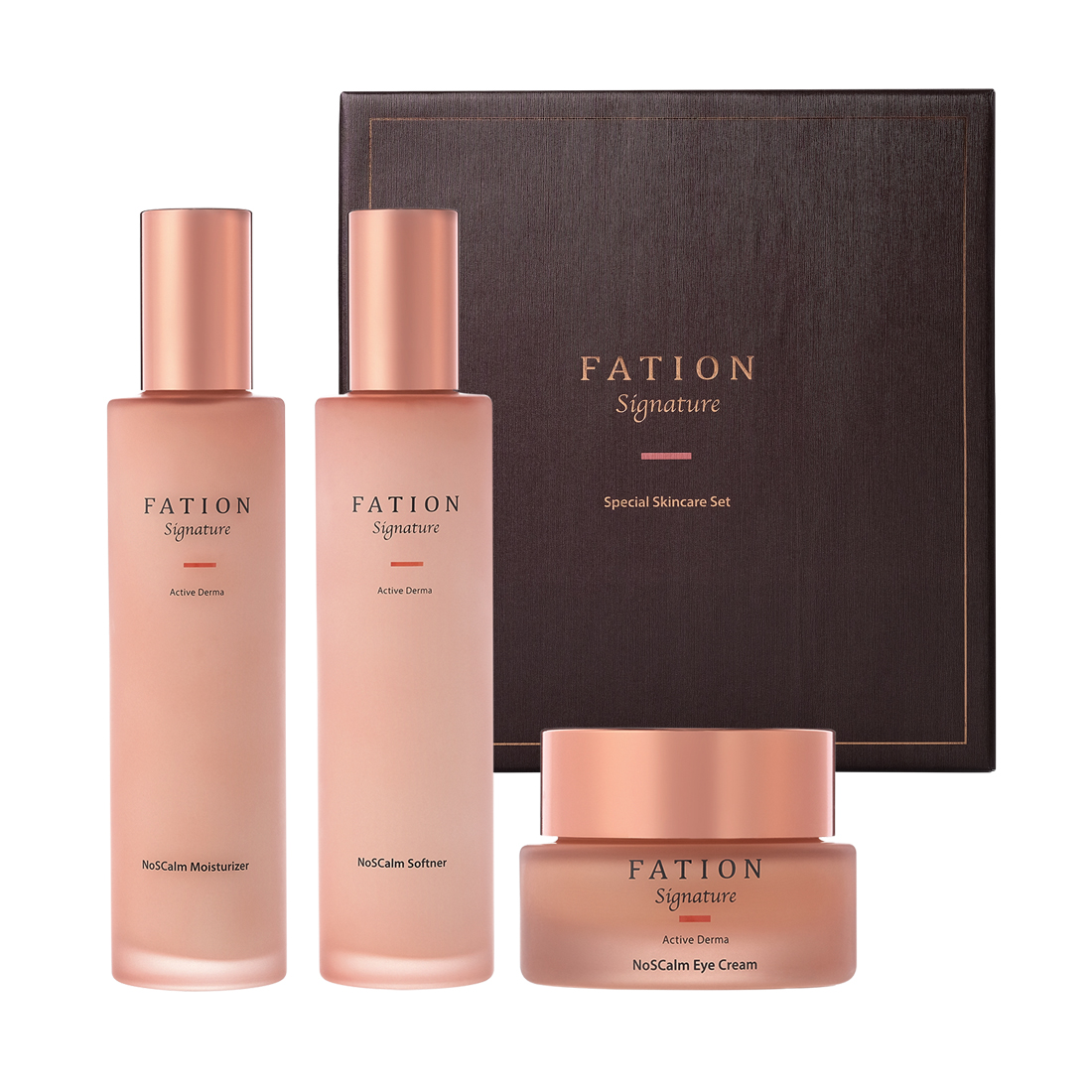 韓国化粧品ファティオン シグネチャー ノースカム スキンケアセット（3