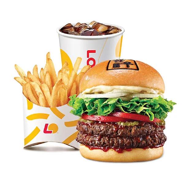 Double Korean Beef Bulgogi Burger Set product image