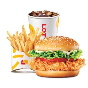 Hot Crispy Chicken Burger Set product image