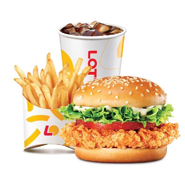 Hot Crispy Chicken Burger Set product image