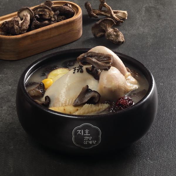 Herbal Chicken Soup with Black Mushrooms (Neungi Samgyetang) product image