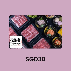 Tajimaya Yakiniku SGD30 Gift Card product image