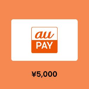AU PAY ¥5,000 Gift Card product image