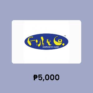 Fish & Co. ₱5,000 Gift Card item image