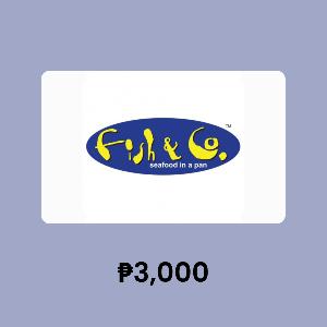 Fish & Co. ₱3,000 Gift Card product image
