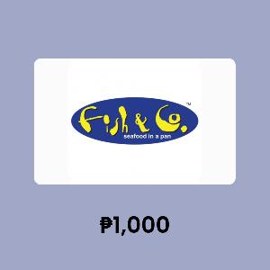 Fish & Co. ₱1,000 Gift Card product image