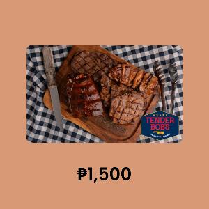 Tender Bob's ₱1,500 Gift Card product image