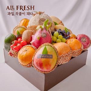 Premium Fruit Gift Set Signature No.3 (16 kinds, 7.1kg or more, Wrapped in Bojagi) item image