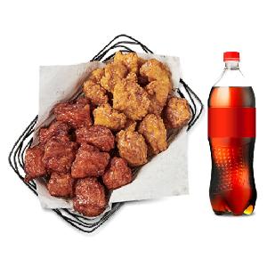 Red Honey Half&Half Boneless Chicken+Coke 1.25L product image
