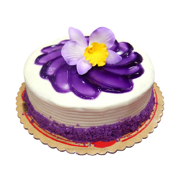 Ube bloom cake product image