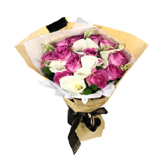 Magnificent Elegance - Lovely Pink White Bouquet product image