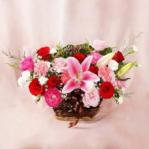 Blossoming Harmony Flower Basket product image