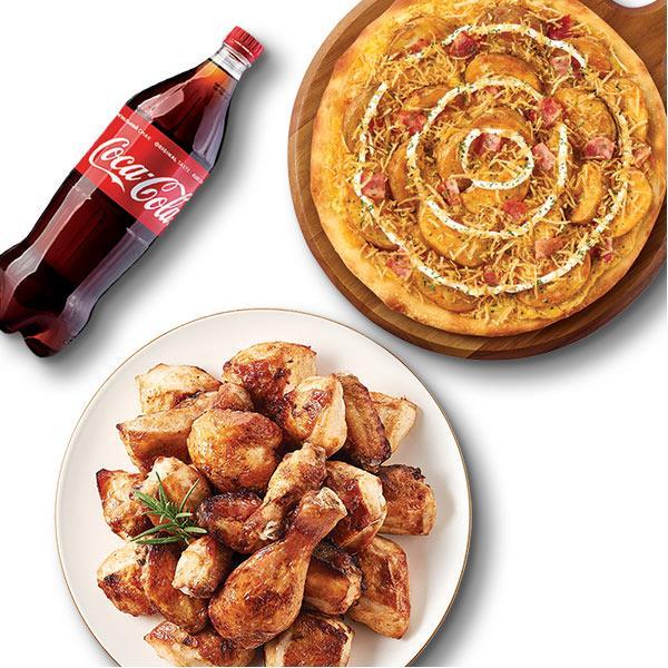 Original + Triple Potato Pizza + Coke 1.25L product image
