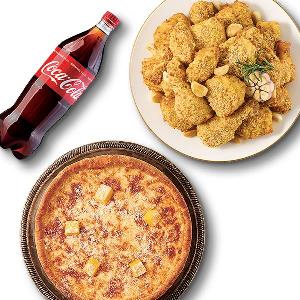 Namhae Garlic Crispy Chicken + Chicago Pizza + Coke 1.25L product image