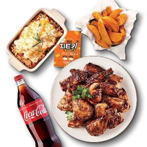 Galbi King + Galbi King Rice + Spicy Cheese Wedges + Coke 1.25L product image
