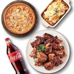 Galbi King + Chicago Pizza + Galbi King Rice + Coke 1.25L product image