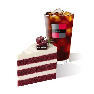 Twosome Red Velvet Slice + Americano R product image