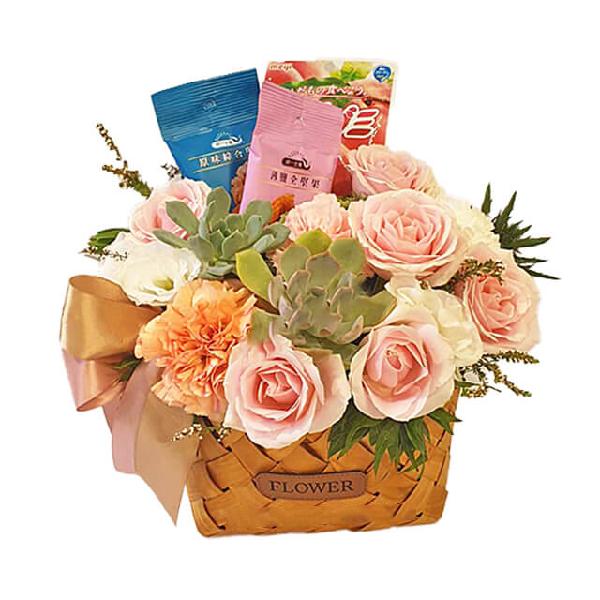 Succulents Candy Flower Basket product image