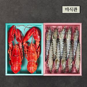 Crab Combo Gift Set (2 Steamed Lobsters / 400-450g each + 10 Black Tiger Shrimp / 500g) product image