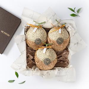 "With Complimentary Message Card" Premium Musk Melon Gift Set (3 pcs) 6kg+ product image