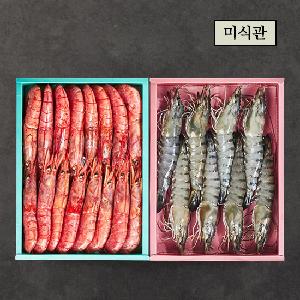 Signature Crab Set No.12 (Red Shrimp 1kg + Black Tiger Shrimp 500g/10pcs) product image