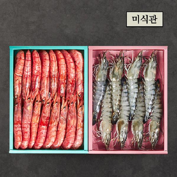 Signature Crab Set No.12 (Red Shrimp 1kg + Black Tiger Shrimp 500g/10pcs) product image