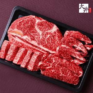 1++ Grade Chuck Flap Tail & Chuck Eye Roll Sirloin Assortment 1000g Gift Set product image
