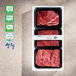 "For Your Health" Premium Organic Hanwoo 3-Compartment Mixed Set 1.5kg product image