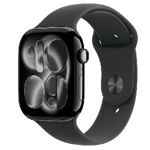 Apple Watch 11(GPS + Cellular)46mm Jet Black Aluminum Black Sport Band S/M product image