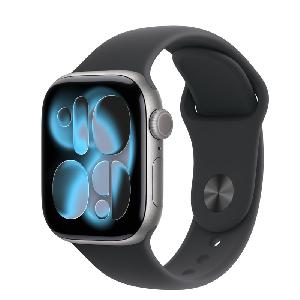 Apple Watch 11(GPS)42mm Space Gray Aluminum Black Sport Band S/M product image