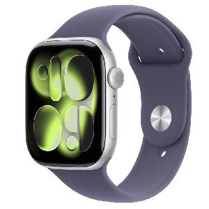Apple Watch 11(GPS)46mm Silver Aluminum Purple Fog Sport Band S/M product image